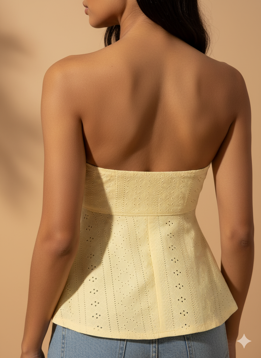 Cropped Peplum Amalfi