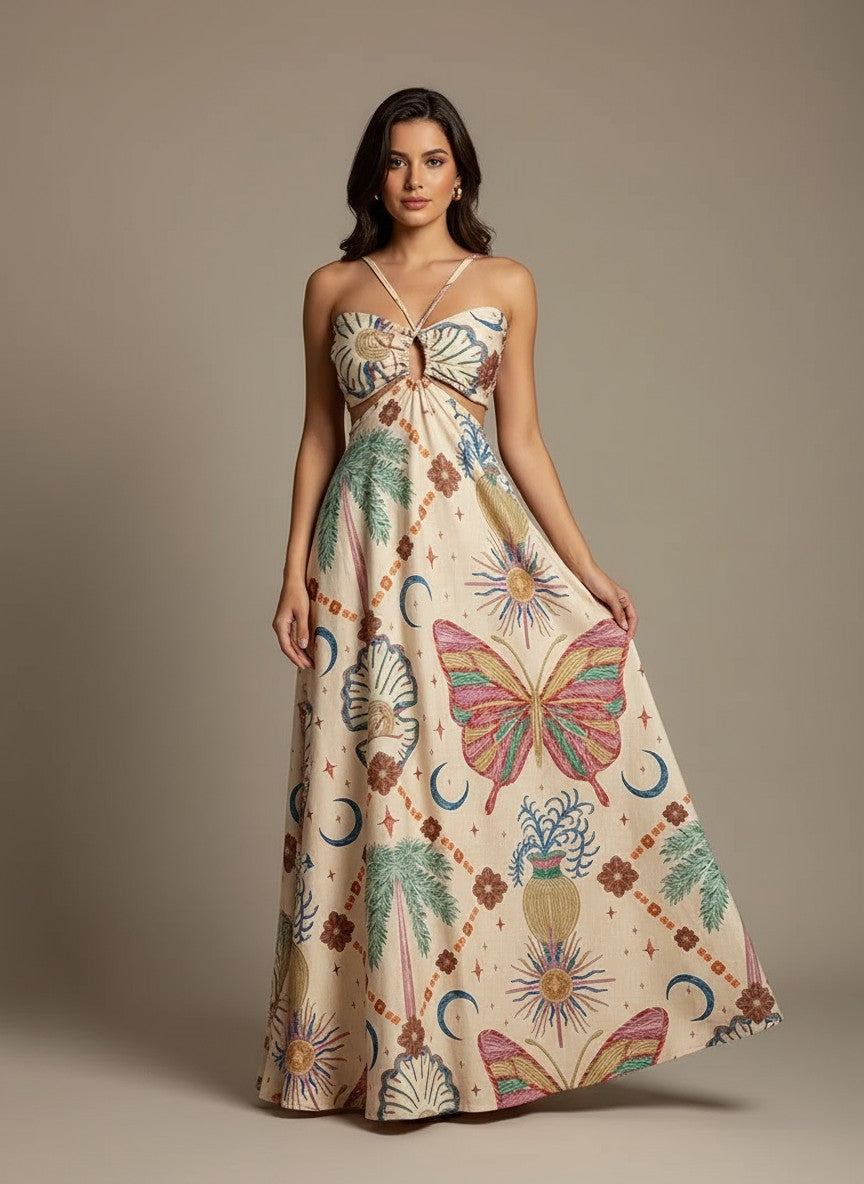 Vestido Jardim Solar