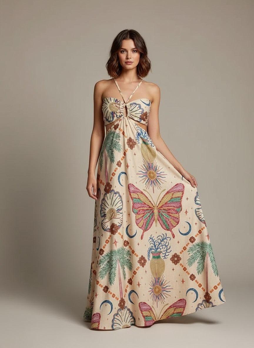 Vestido Jardim Solar